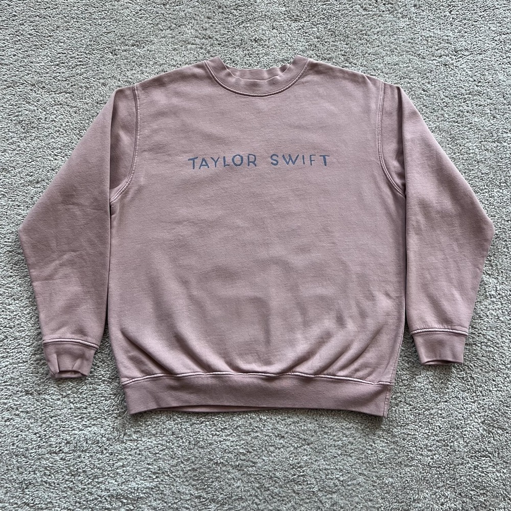 Taylor Swift 1989 Taylor's Version Sweatshirt Womens XS Pink Crewneck Pullover